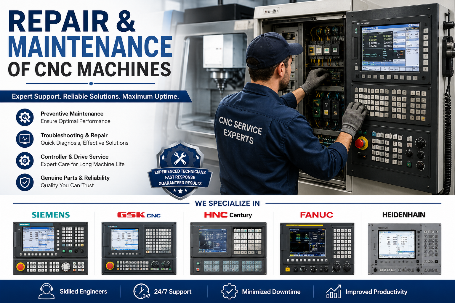 CNC machine maintenance and consultancy